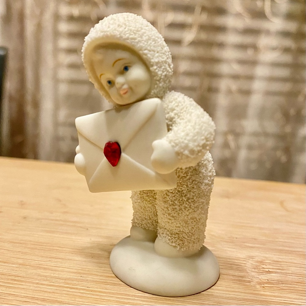 July, Dept 56 Snowbabies Figurine Ruby birthstone